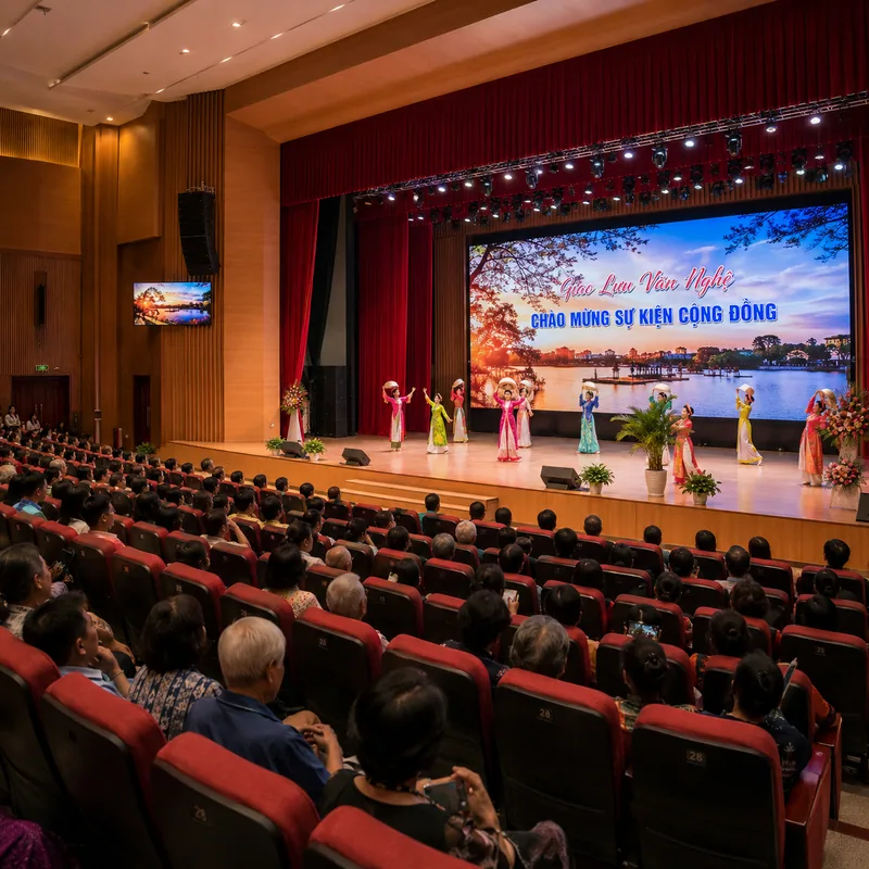 Màn Hình LED Hội Trường Trong Nhà