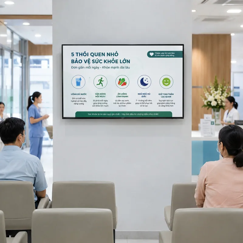 Màn hình quảng cáo treo tường 32 inch - Ảnh 2