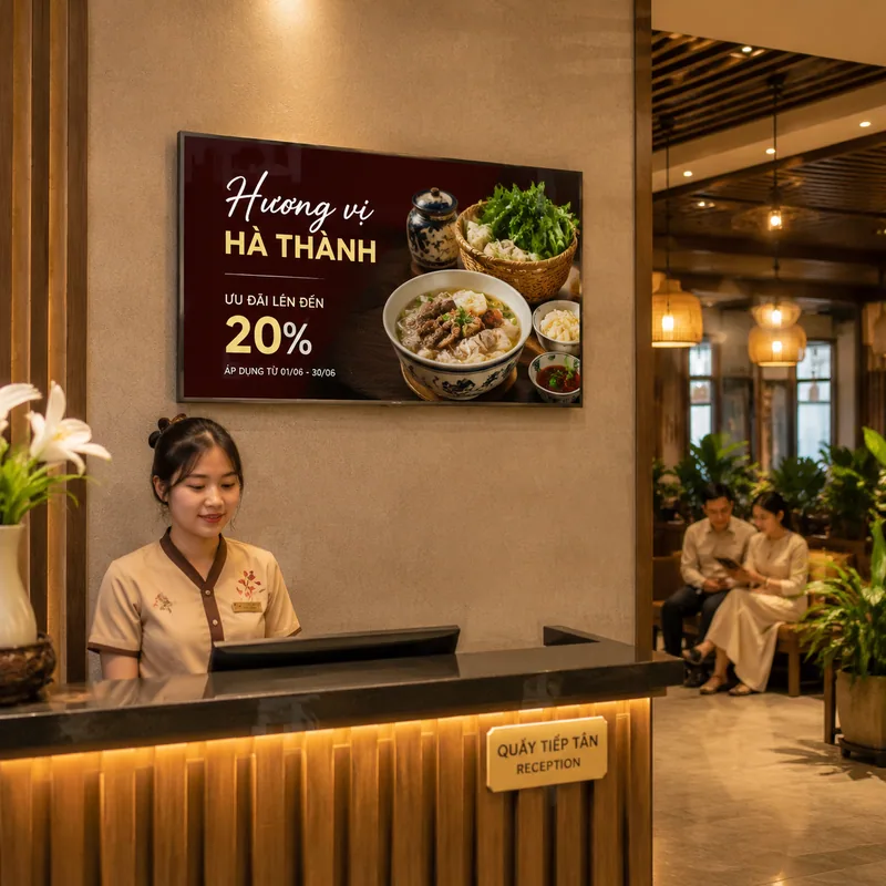Màn hình quảng cáo treo tường 43 inch - Ảnh 2