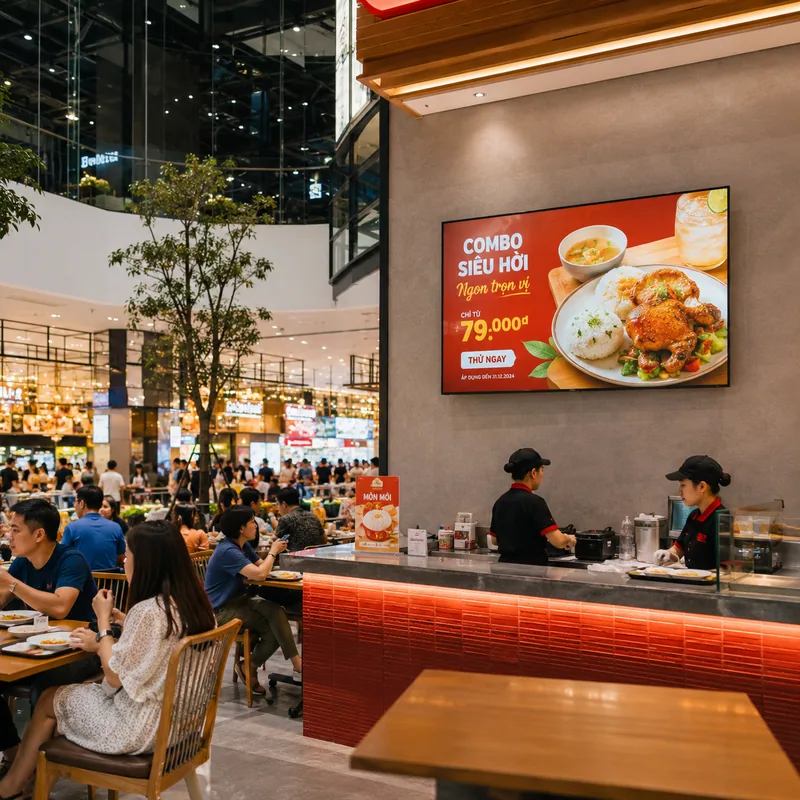 Màn hình quảng cáo treo tường 50 inch