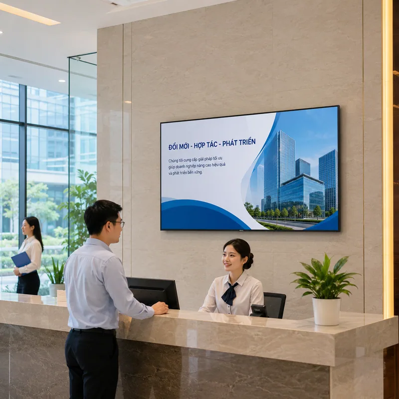 Màn hình quảng cáo treo tường 55 inch
