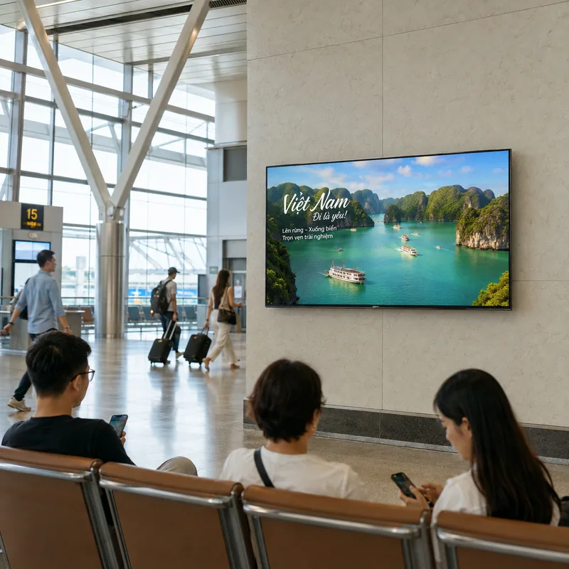 Màn hình quảng cáo treo tường 55 inch - Ảnh 3