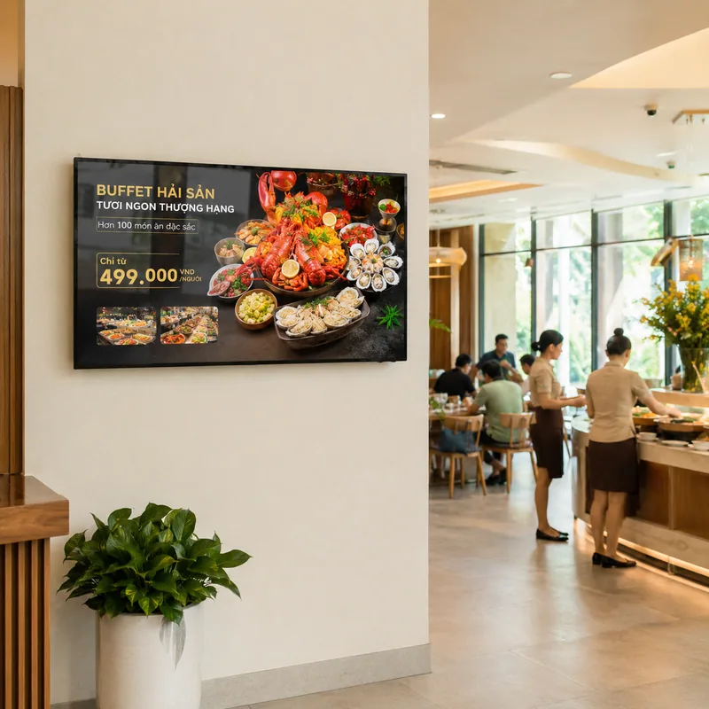 Màn hình quảng cáo treo tường 55 inch - Ảnh 4