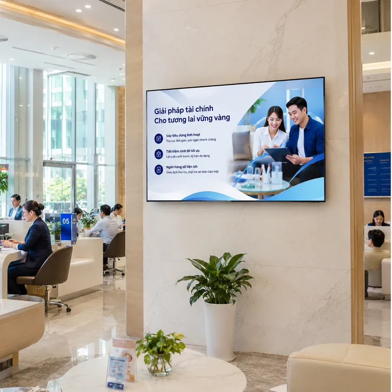 Màn hình quảng cáo treo tường 65 inch