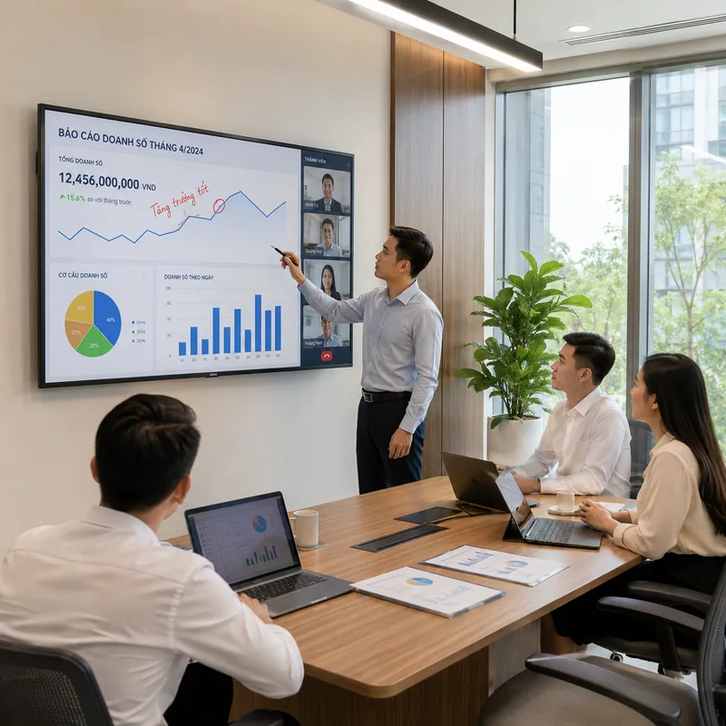 Màn hình tương tác 55 inch Chính hãng Lux Vision